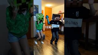 ¡CABEZAS DE MINECRAFT😱 comedia oniichan cosplay minecraft creeper steve origami [upl. by Kreit]