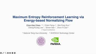 NeurIPS 2024 Maximum Entropy Reinforcement Learning via EnergyBased Normalizing Flow [upl. by Erasmo883]