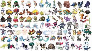 Coloring All Generation 8 Pokemon [upl. by Assirolc959]