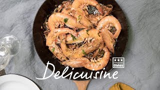 Delicuisine Rezept Crevetten in der Glut [upl. by Porte]