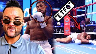 🤬 ANTHONY JOSHUA KNOCKED SPARK OUT BY DANIEL DUBOIS JOSHUA VS DUBOIS FIGHT REACTION [upl. by Adnocahs]