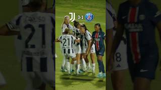 All Goals Juventus Women 31 PSG  UEFA Women’s Champions League  First Leg [upl. by Supple305]