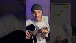 Alag Aasmaan Guitar Lesson  Anuv Jain  Easy chords amp Strumming pattern shorts [upl. by Yerfej]