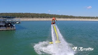 Flyboard Tricks BACKFLIP LAYOUT in slow motion by Damone Rippy amp Flycaptain [upl. by Demetra]