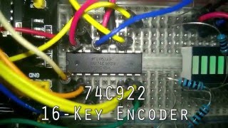 74C922 16Key Encoder [upl. by Staford838]