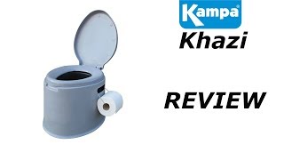 Kampa Khazi Portable Camping Toilet [upl. by Leissam521]