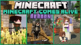 Minecraft Comes Alive Reborn  More Realistic Villagers  Minecraft Mod Showcase  MCA Reborn [upl. by Melba54]