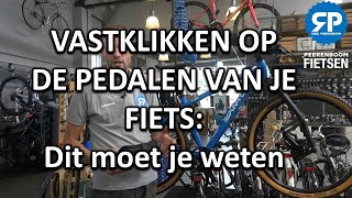 VASTKLIKKEN OP DE PEDALEN VAN JE FIETS Dit moet je weten [upl. by Wadlinger]