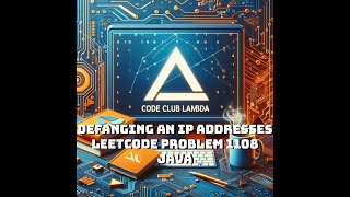 Defanging an IP addresses LeetCode problem 1108  Java  Guide step by step [upl. by Yelah]