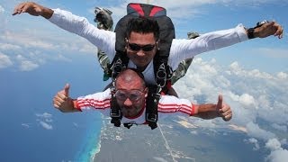 Skydive at Playa del Carmen Cancun amp Riviera Maya Skydiving [upl. by Ruhtua]