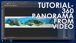 TUTORIAL  360 PANORAMA FROM VIDEO [upl. by Lopez633]