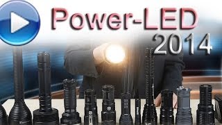 Power LEDTaschenlampen 2014 Teil1 [upl. by Ahsienek318]