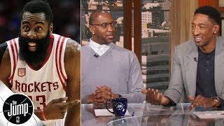 James Hardens usage rate amazes Tracy McGrady and Scottie Pippen  The Jump [upl. by Timmie527]