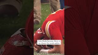 Patrick Mahomes’s ankles won’t allow him to catch Brady shorts nfl chiefs patrickmahomes [upl. by Yeruoc]