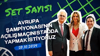 TVF Başkanı Mehmet Akif Üstündağdan VNL Müjdesi  Set Sayısı 29102024 [upl. by Onibla]