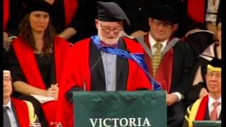 Victoria University of Wellington  Honorary Doctorate Peter Haythornthwaite  Graduation Dec 2012 [upl. by Jamieson]