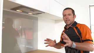 How to Install a Glass Splashback  Mitre 10 Easy As DIY [upl. by Darton990]