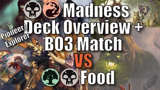 Rakdos Madness PioneerExplorer Deck Overview and BO3 Match VS Golgari Food [upl. by Boyce]