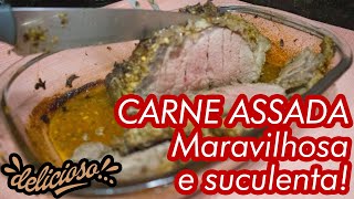 COMO FAZER CARNE ASSADA NO FORNO [upl. by Eicul]