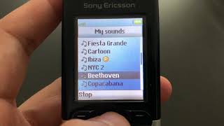 Sony Ericsson T610 Swisscom Edition 2003 — ringtones [upl. by Luehrmann589]