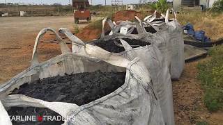 How Made Charcoal from Coconut Shell  Coconut Shell Charcoal Factory [upl. by Kelton]