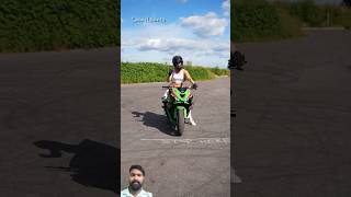 I Tried Lady Biker Girl Motovlog ladybikergirl shorts [upl. by Louis20]