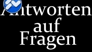 Antworten auf Ihre Fragen 2 [upl. by Drahsar]