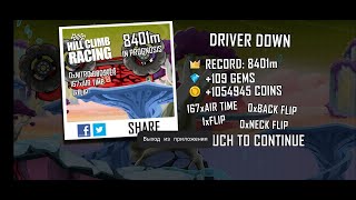 Hill Climb Racing Big Finger  Prognosis 8401m full run [upl. by Stambaugh471]