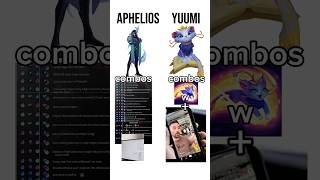 APHELIOS GAMEPLAY vs YUUMI GAMEPLAY 😂 LEAGUE OF LEGENDS shorts [upl. by Ayaladnot90]