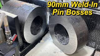 Machining 90mm Pin Bosses  SNS 379 [upl. by Heiskell533]