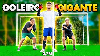 TESTEI O NOVO GOLEIRO GIGANTE PARA O CANAL [upl. by Noyad]