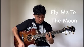 Fly Me To The Moon  Fingerstyle Guitar Marcin Arrangement [upl. by Saudra]