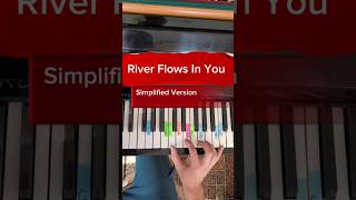 River Flows In You easy piano tutorial [upl. by Zorine]