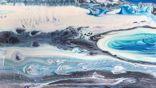 Acrylic Painting Using Minwax Polycrylic As A Protective Glossy Finish [upl. by Ayatnwahs]