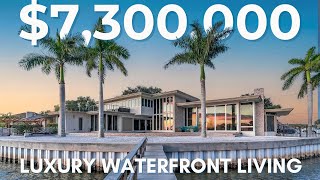 Waterfront Paradise 73M Luxury Home Tour [upl. by Aserehtairam92]