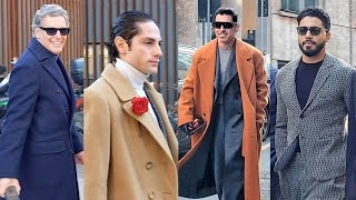 Mens Fashion Trends 2024 FallWinter Street Style Milan FW Menswear [upl. by Saint]