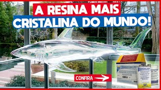 Conheça a Resina mais transparente do mundo Será que ela nunca amarela RESINA PU CRYSTAL CLEAR [upl. by Amees]