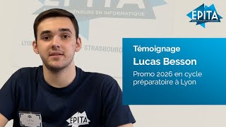 Témoignage de Lucas Besson  Promo 2026 en cycle préparatoire à Lyon [upl. by Leba14]