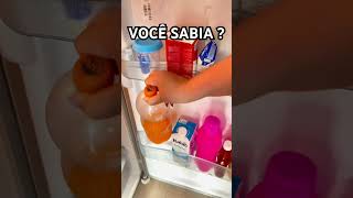 A maneira certa de colocar o refrigerante depois de aberto na geladeira é de cabeça pra baixo dicas [upl. by Auohs]