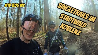 MTB VLOG 2  Singletrails im Stadtwald Koblenz [upl. by Ruscher357]