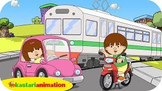 Kutahu Nama Kendaraan motor mobil kereta  Kastari Animation Official [upl. by Atirahc]