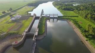 Kaskaskia Lock and Dam [upl. by Maleeny]