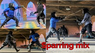 Saber sideword longsword and swordampbuckler sparring mix [upl. by Styles]