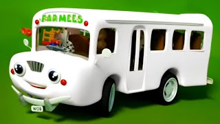 Wheels On The Bus Go Round And Round Kids Rhymes amp Songs [upl. by Nerak]