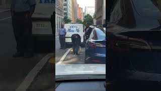 nypd gettingitdone newyorkcity jakes police popo manhattan boot tickets fines law omg [upl. by Obeded]