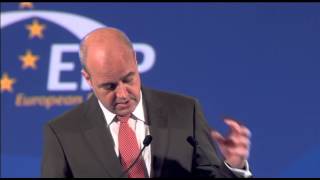 Swedish PM Fredrik Reinfeldt addresses the EPP Congress in Bucharest [upl. by Vikki]