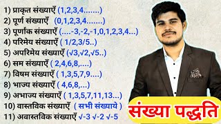 सभी प्रकार की संख्याओं को पहचानें  संख्या पद्धति  identify all types of numbers  js topic stusy [upl. by Gnot]