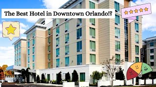 TownPlace Suites Orlando Downtown  1 Bedroom Suite Room and Hotel Tour [upl. by Joachima]