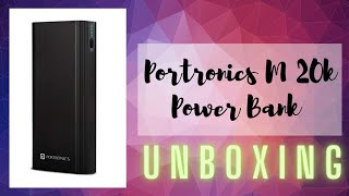 Portronics power bank M 20k Unboxing unboxing tech technology amazon powerbank chargers 2023 [upl. by Holladay]