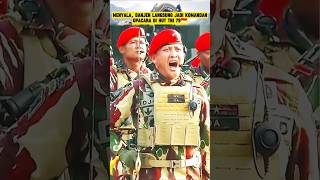 Danjen Kopassus Jadi Komandan Upacara HUT TNI 79‼️huttni komando kopassus [upl. by Einnok]